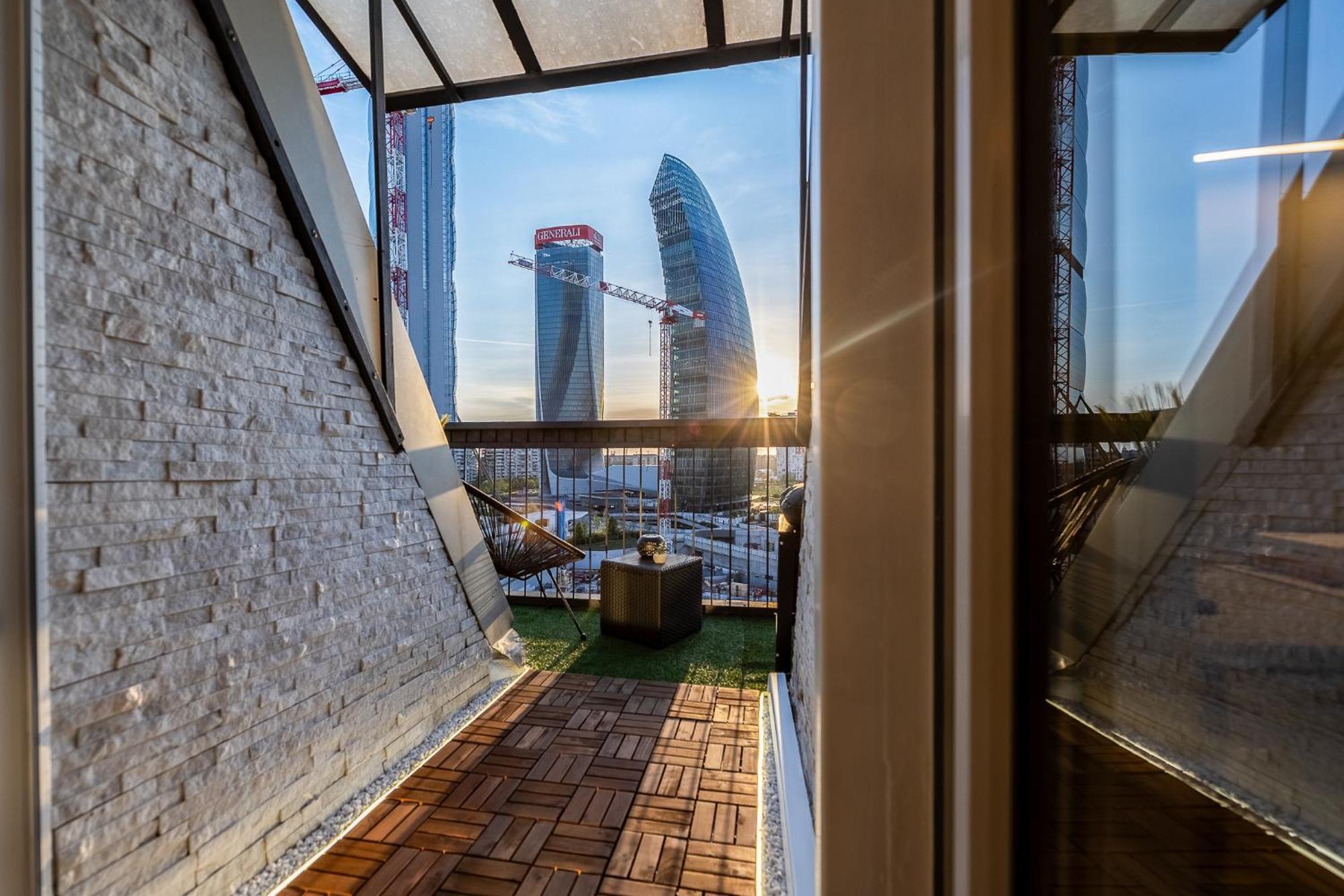 Luxury Skyview Suite - Citylife Apartment - Mico Milano Exteriör bild